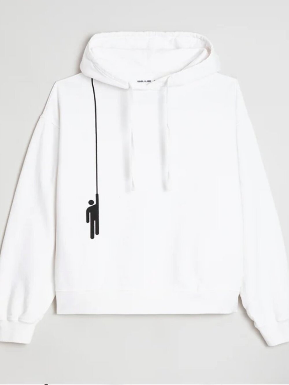 Billie Eilish Hanging Blohsh White Hoodie